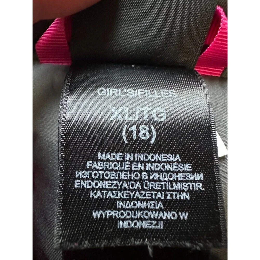 The North Face Girls XL 18 Aconcagua 550 Puffer Jacket Goose Down Coat Hot Pink